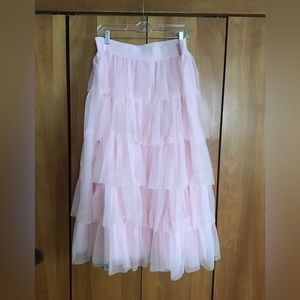 NWT! Pink On 34th brand tulle skirt! Super cute and swishy, perfect for spring!